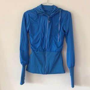 Blue Lululemon scuba full zip jacket